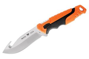 Buck Knives Pursuit Pro LG Fixed Guthook Knife 4.5" Orange 12752