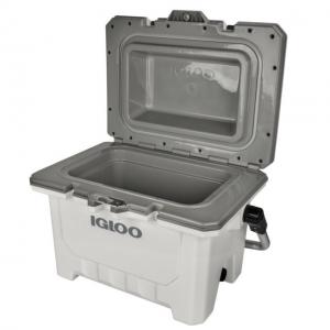 Igloo Imx Cooler, 24 Qt, White/Metal, 00049829