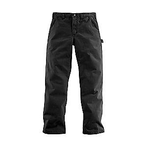 Carhartt Men's Washed Twill Dungaree Pant Black, 30" - Men's Work Bottoms at Academy Sports - B324-BLK 035481816185