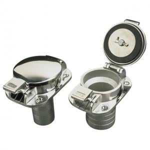 Sea-Dog Stainless Steel Flip Top Deck Fill - Gas - 1-1/2 Hose, 351110