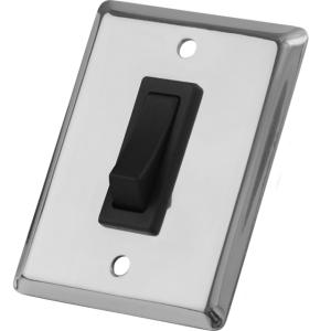 Sea-Dog Single Gang Wall Switch - Stainless Steel, 403010-1