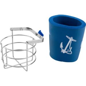Sea-Dog Brass Swivel Beverage Holder Chrome, 588130-3