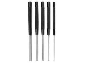 General Tools Drive Pin Punch Set Extra Long 5-Piece Steel - 198012