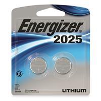 Energizer Lithium Coin 2025 Batteries, 2 Pack 2025BP-2