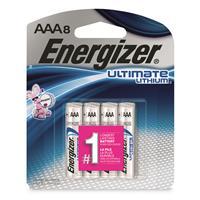 Energizer Ultimate Lithium AAA Batteries, 8 Pack L92SBP-8