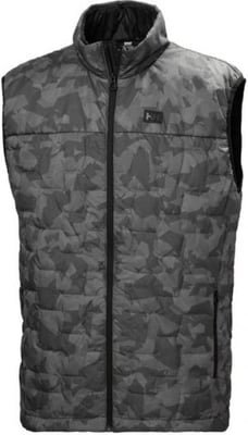 Helly Hansen Lifaloft Insulator Vest - Men's, Charcoal Camo, Small, 65606-964-S