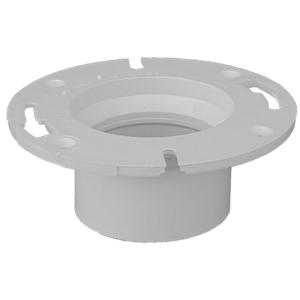 LaSalle Bristol Closet Flange Hub End For 3in Sch. 40 Pipe, 4in4in Depth, 673633