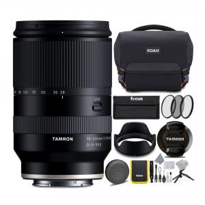 Tamron A071 28-200mm f/2.8-5.6 Di III RXD Full-Frame Lens for Sony E Mount with Gadget Bag and Filter Kit