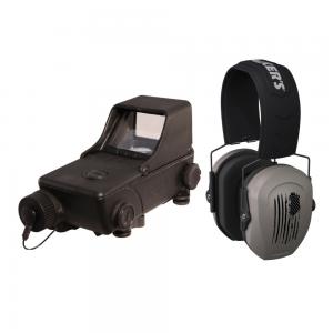 Mepro Tru-Dot RDS Red Dot Sight with 1.8 MOA and Walkers Razor Shooting Muffs Kit