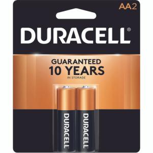 Duracell Coppertop Batteries AA 2 Pk. 041333215013