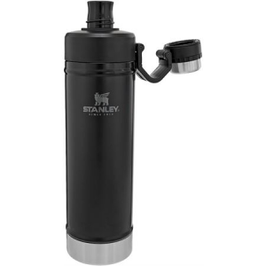 Stanley 2286043 Easy-clean Black Water Bottle 25oz with Stainless Construction