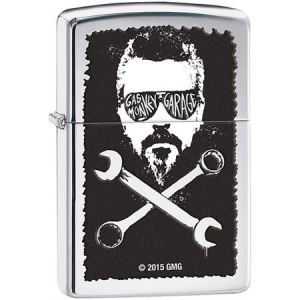 Zippo Lighters 11391 Gas Monkey Shades High Polish Chrome Lighter