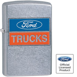 Zippo Lighters 11411 Ford Trucks Logo Street Chrome Lighter