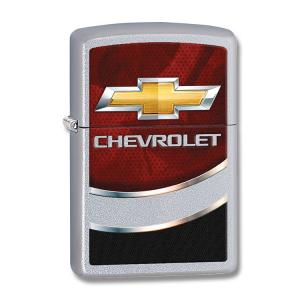 Zippo Chevrolet Satin Chrome Lighter 041689118396