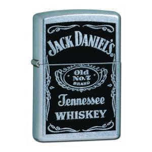 Zippo Jack Daniel's Old No. 7 Label Street Chrome Lighter 24779