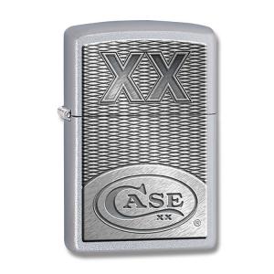 Zippo Case XX Satin Chrome Lighter Model 52442