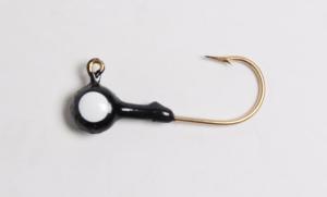 Betts Spin Jighead, 1/16 oz, Black/White Eye, 10/Pack, 722-10-60