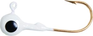 Betts Spin Jighead, 1/16 oz, White/Black Eye, 10/Pack, 722-10-61