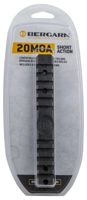 Bergara BERGARA 20MOA PICATINNY RAIL BLACK FITS BERGARA AND REM 700 BA0008