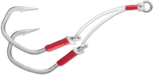 VMC TechSet Tandem Assist Hooks, Heavy Duty, Tin, Size 7/0, 7269TTI#7/0PP