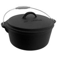 Old Mountain 4.5 Quart Flat Bottom Dutch Oven 043502101110