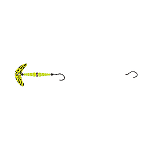 Mack's Lures Mack's Double Whammy Walleye Rig - Chartreuse 043557212021