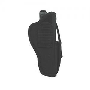 Uncle Mikes Ambidextrous Hip Holster with Pouch SZ 15 Black 70150