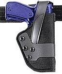 Uncle Mike's Dual Retention Jacket Slot Holster, Black, Right Hand - 9mm, 40, 45 Autos Medium Autos - 98201 043699982011
