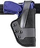 Uncle Mike's Dual Retention Jacket Slot Holster, Black, Left Hand - For Glock 17, 19, 22, 23, 31, 32, 36, S&W M&P - 98212
