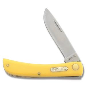 Schrade Imperial Single Folding Blade Pocket Knife Yellow Handle, IMP22Y IMP22Y