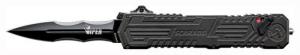 Schrade Knife Viper 3Rd Gen. 3.5&quot; Black Double Edge Magic SCHOTF3CB