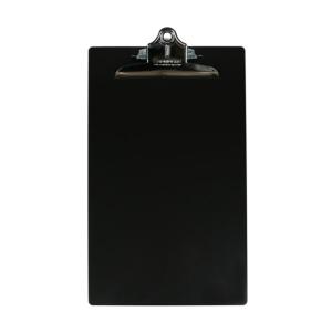 Saunders Legal Size Aluminum Clipboard W/ Clip - Black - 23519