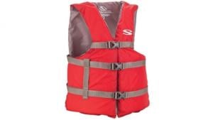 Stearns Classic Series Life Vest, Adult, Unvr, Red, 3000001412