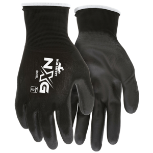 Mcr Safety Black Nylon Black PU 13 Gauge 9669XL