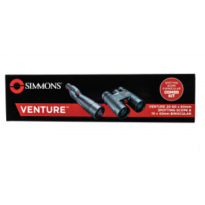 Simmons Venture 20-60x 60mm Spotting Scope Straight Body with Venture 10x 42mm Binocular SKU - 906151 045618000585