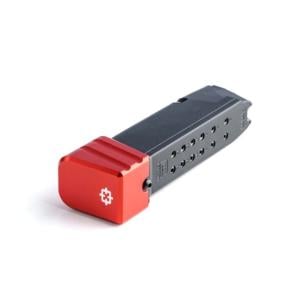 Cross Armory Magazine Extension +5 for Glock 19/23/32 Gen 1-5, Red, Small, crG+5ME-g19rd-5RD crG+5MEg19rd