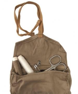 Military Surplus Italian Sewing Kit Like New, Khaki, 91597800 046872370014
