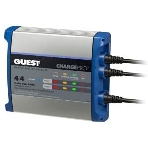 Guest On-Board Battery Charger 8A / 12V - 2 Bank - 120V Input, 2707A 2707A