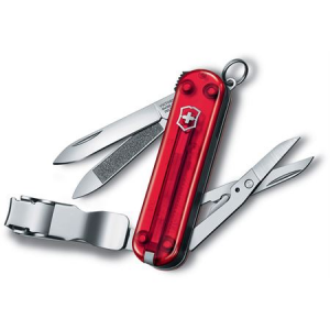 Swiss Army Knives 06463T Victorinox Nail Clip 580 Features Blade with Nail Cleaner VN06463T