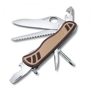 Victorinox Swiss Army One-Hand Trekker Grip Pocket Knife, Desert 046928118939