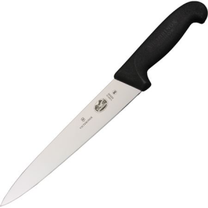 Forschner 40540 Semi-Flexible Slicer Kitchen Knife with Black Fibrox Handle