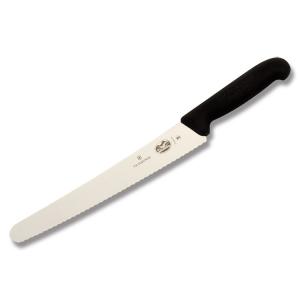 Victorinox 10" Wavy Edge Bread Knife with Black Fibrox Handle and Stainless Steel Blade Model 40546