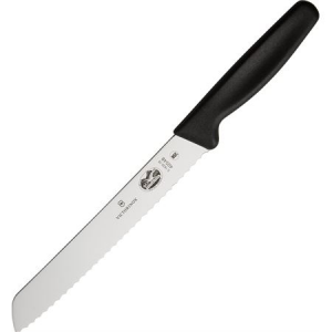 Forschner 40548 7 Inch Serrated Bread Knife with Black Nylon Handle