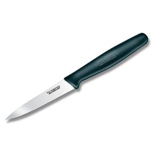 Victorinox Swiss Classic Paring Knife 3.250" with Black Composition Handle and Stainless Steel Plain Edge Blade Model 40600 046928406005