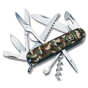 Victorinox Huntsman 3.625" with Camo Print Composition Handle and Stainless Steel Blades and Tools Model 53500