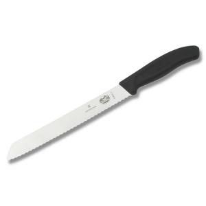 Victorinox SwissClassic 8-5/16" Bread Knife with Black Composition Handle and Stainless Steel Blade Model 6.8633.21B