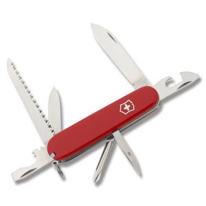 Victorinox Swiss Army Hiker 3.50" with Red Composition Handle and Stainless Steel Blades and Tools Model 56831 046928568314