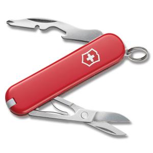 Victorinox Swiss Army Jetsetter 2.50" with Red Composition Handle and Stainless Steel Tools Model 58128