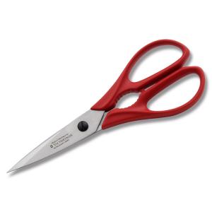 Victorinox All-Purpose Utility Shears with Red Translucent Nylon Handles and Stainless Steel Blades Model 87770