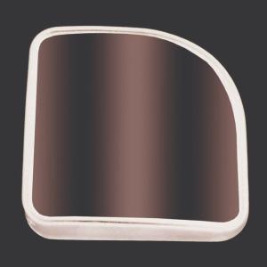 CIPA USA Corner Wedge 3in x 3 Stick On Convex Hotspot Mirror, 49403